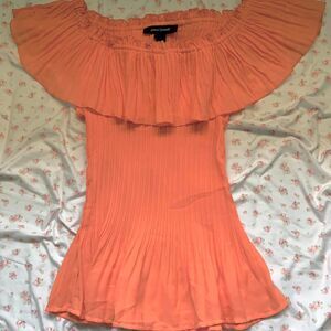 Ashley-stewart Women's Orange Blouse